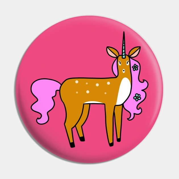 Unicorn Deer Pin by saradaboru