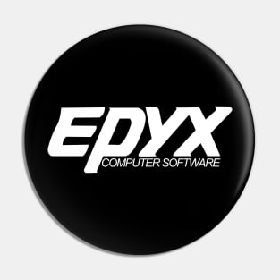 Retro Video Games Epyx Software Logo Pin