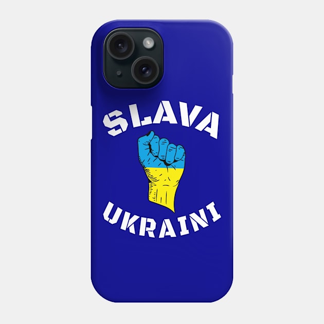 SLAVA UKRAINI! Glory to Ukraine! Freedom for Ukraine! Phone Case by Vladimir Zevenckih