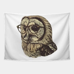 Retro Hoot Spectacles Tapestry