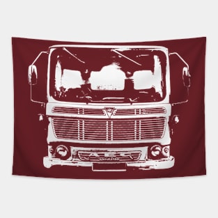 AEC Mandator classic 1970s British lorry block white Tapestry