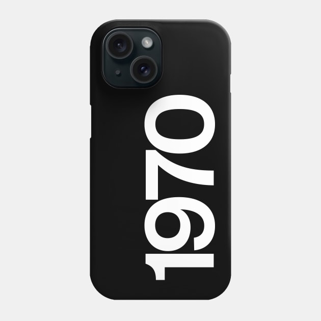 1970 Phone Case by Monographis