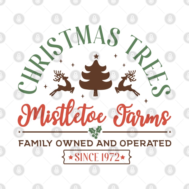 Christmas Trees Mistletoe Farms by Nova Studio Designs