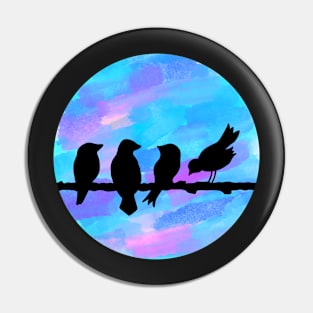 Birds on a Branch Pin