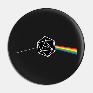 Dungeons And Dragons D20 Win Pink Floyd Pin