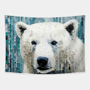 Polar Bear Animal Art Decor Paint Mosaic Tapestry
