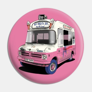 KLF Ice Cream Van Pin