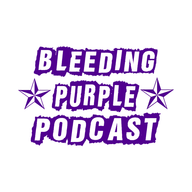 Bleeding Purple Podcast Tee by Cash Clothing