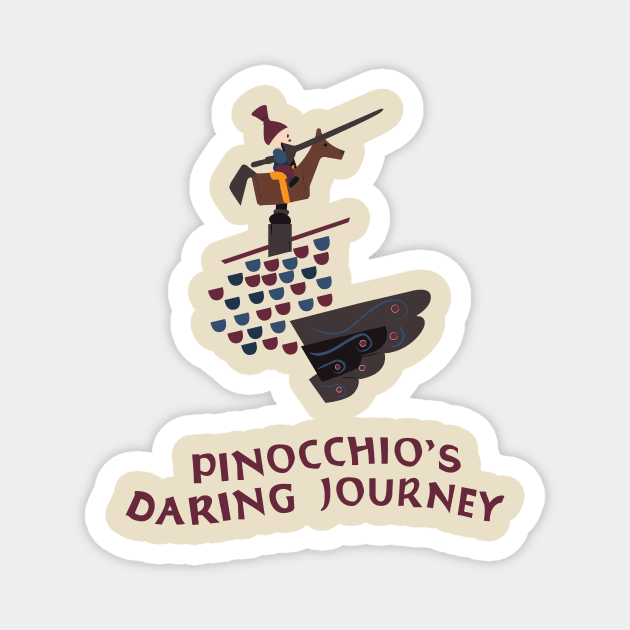 Pinocchio's Daring Journey Magnet by Lunamis