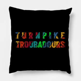 vintage color Turnpike Troubadours Pillow