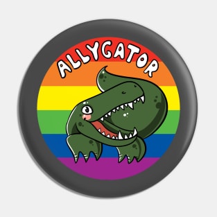 Allygator | LGBTQ Ally Pin