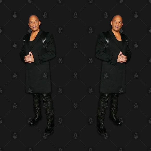 Vin Diesel - Celebrities - Actor -  2020 | Two Stickers #3 by Semenov