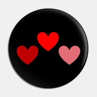 Love hearts Pin