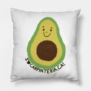 Green Carpinteria Avocado Pillow