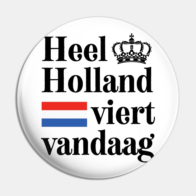 Koningsdag Dutch Gift Pin by stressless