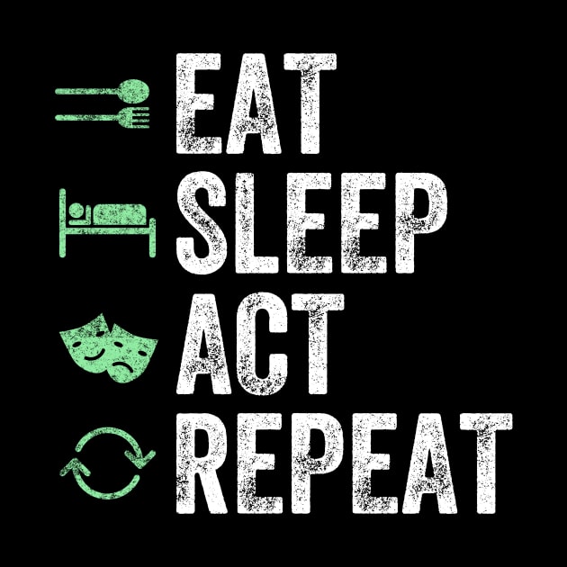 Eat sleep act repeat by captainmood