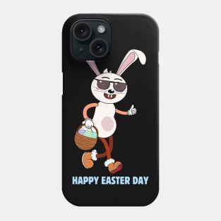 Happy Easter. Colorful and cool bunny design Phone Case