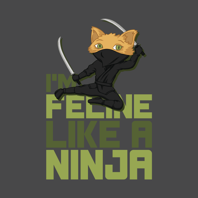 Feline like a Ninja by polliadesign