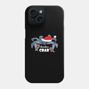 Christmas Brother Blue Crab Matching Family Holiday Picture Phone Case