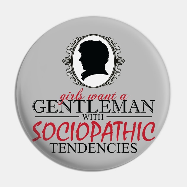 Sociopathic Tendencies Pin by elfpunk