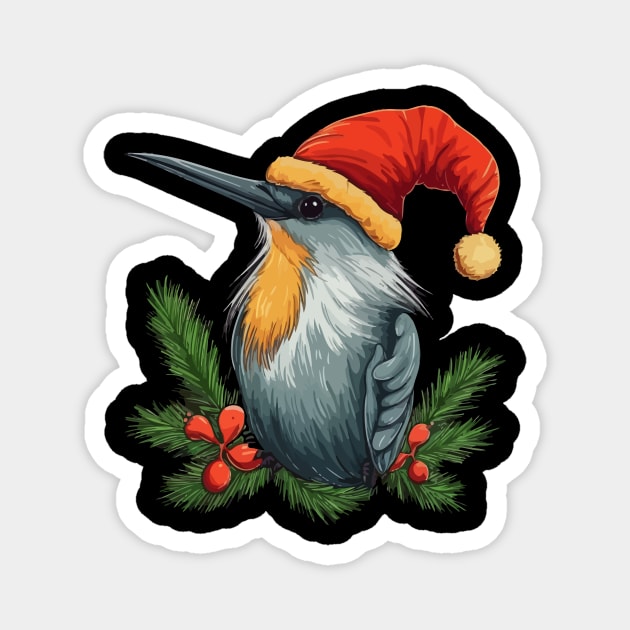 Hummingbird Christmas Magnet by JH Mart