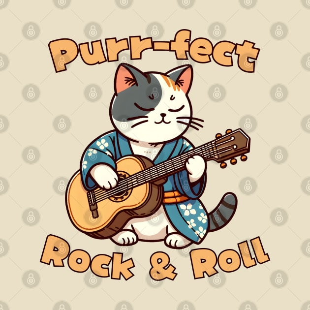 Rock and roll cat by Japanese Fever