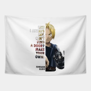 Edward Elric Quote Full Metal Alchemist Tapestry
