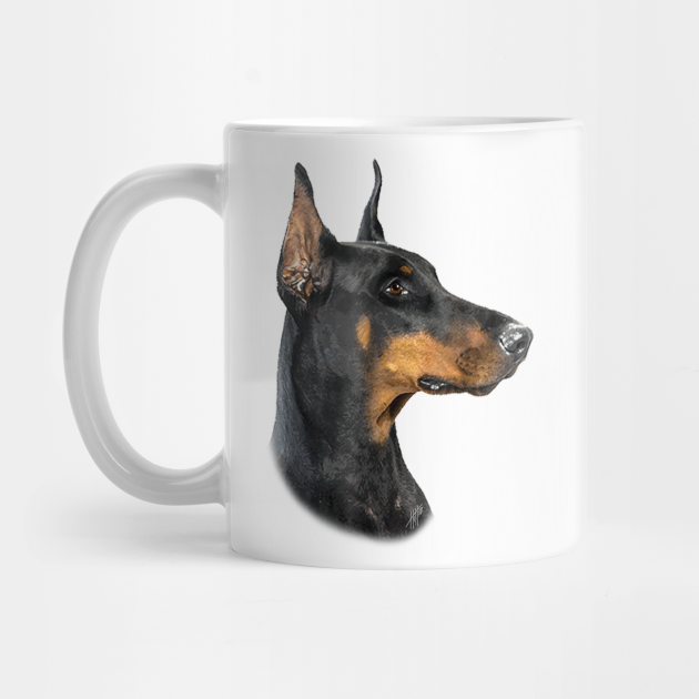 doberman mug
