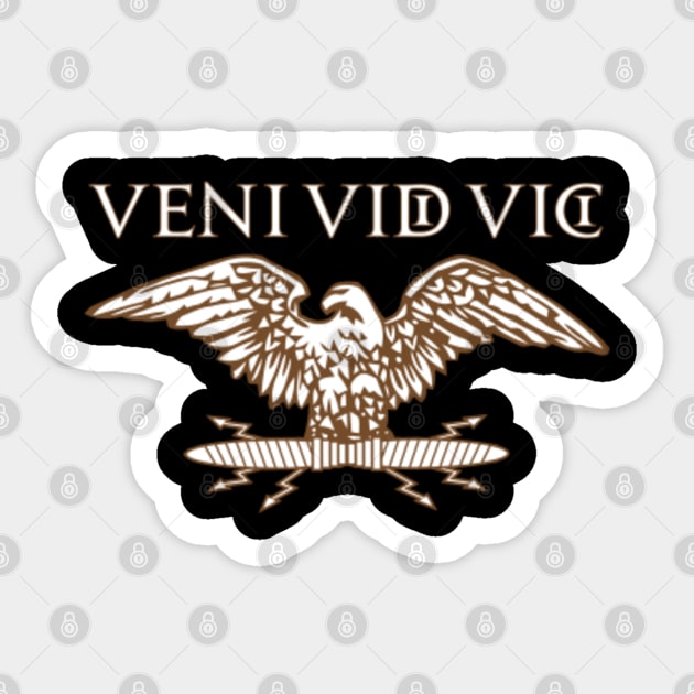 veni vidi vici i came, i saw , i conquered' Sticker