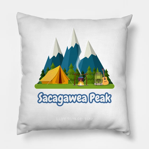 Sacagawea Peak Pillow by Canada Cities