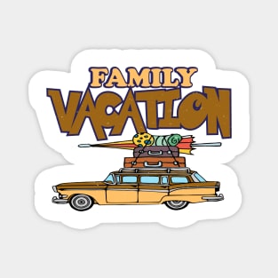 Roadtrip! Family Vacation Shirts for the whole family with Griswold Station Wagon Magnet