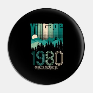 40th birthday gifts for men and women 1980 gift 40 years old Pin