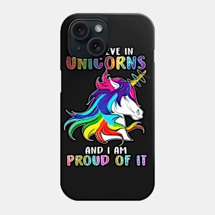 Believe In Unicorns Cute Phone Case