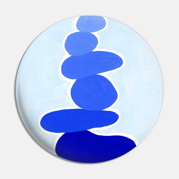 Rock balancing in blue Pin by Aidi Riera