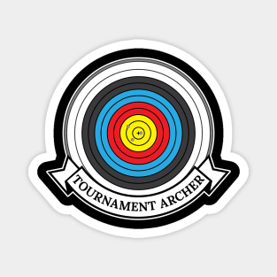 Tournament Archer Target Archery Magnet
