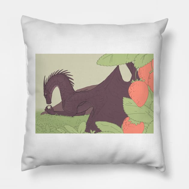 Strawberry Prince Pillow by IceOfWaterflock