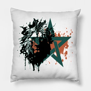 Proud Morocco Flag Gift Moroccan Lovers For Men's Women's Pillow