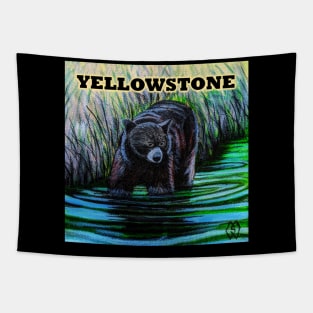 Yellowstone Bear Tapestry