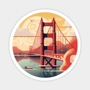 Golden Gate through Stylized Lenses Magnet