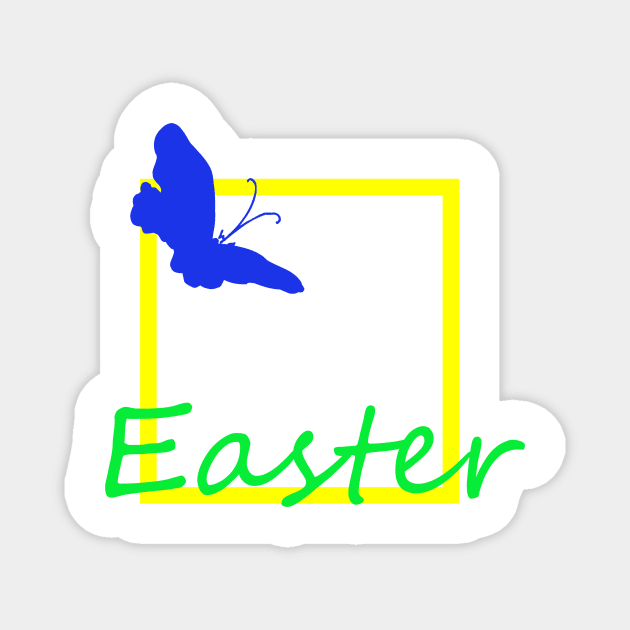 funny easter Magnet by V A X