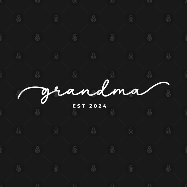 Grandma EST 2024 by Ollie Hudson Design