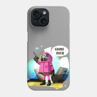 squid game pink jumpsuit, Circle mask Phone Case