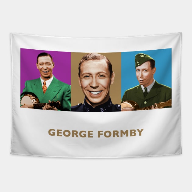 George Formby Tapestry by PLAYDIGITAL2020