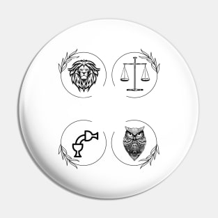 4 Virtues of Stoicism Pin