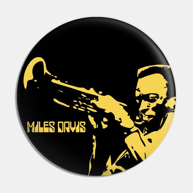 Miles Davis Pin by GraphicMonas