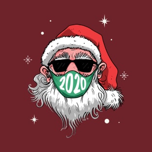 Santa Claus in facemask 2020 T-Shirt