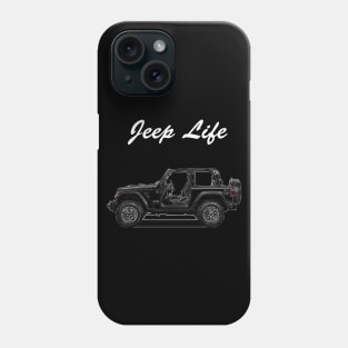 Jeep Life Side View Phone Case