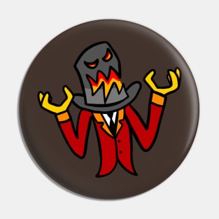 Evil Hat Guy Pin