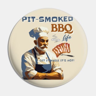 Pit-Smoked BBQ Life Pin