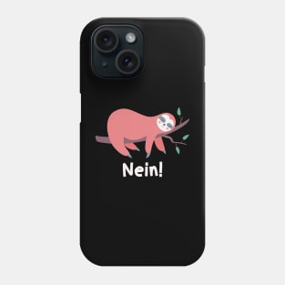 Cute Koala Funny German Sayings Nein Phone Case